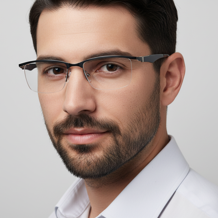 Persona usando lentes NEUX GM7119 C3