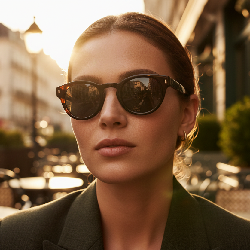 Lifestyle lente redondo carey oscuro